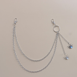 Cadena de cintura con colgante de araña estilo Halloween europeo-americano, cadena corporal de metal retro punk para mujer, accesorio de moda estilo urbano - Product Image 2