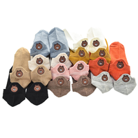 Chaussettes en coton pour femmes Motif animal mignon Durable Anti-bactérien Cheville Corps Gratuit Nouveauté Bas Manchette Logo