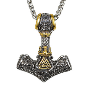 Yunnique – pendentif en acier inoxydable pour hommes, figurine de lutteur grec ancien en relief, collier Punk, bijoux à la mode - Product Image 4