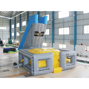 Grand airbag gonflable de cascade pour adultes de 6m de haut avec plate-forme de cascade pour les défis d'aventure de l'usine gonflable de chine - Product Image 2