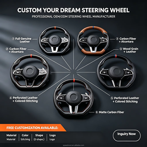Volante Deportivo de Fibra de Carbono 3D de Cuero, <span class=keywords><strong>Precio</strong></span> Bajo Directo de Fábrica, para <span class=keywords><strong>Toyota</strong></span> Hilux 08 - Product Image 5