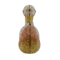 Sac de soirée pour femme en strass cygne, pochette scintillante en cristal, sac à main élégant pour mariage, fiançailles, rendez-vous