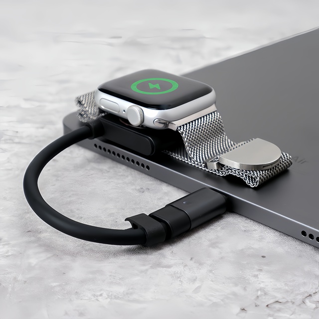 For Apple Watch Magnetic Fast Charger 5W USB-C Charging Cable for Apple Watch Series 10/9/8/7/Ultra 2/SE2 Wireless Charger Dock