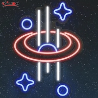 Lampe néon LED personnalisée en acrylique Winbo, design gratuit, pour décoration de bar à domicile, thème astronaute, style anime
