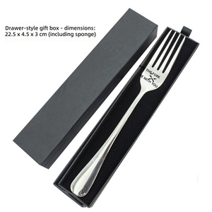 Juego de Cuchillo, Tenedor y Cuchara de Acero Inoxidable, <span class=keywords><strong>Regalo</strong></span> Promocional en Oferta, Grabado Láser, <span class=keywords><strong>Regalo</strong></span> de <span class=keywords><strong>Cumpleaños</strong></span> para Edades de 16 a <span class=keywords><strong>50</strong></span> Años - Product Image 5