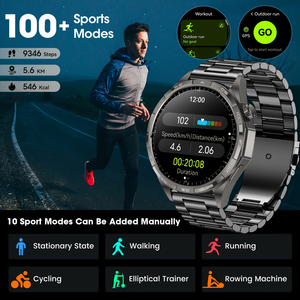 DK68 New Watch Pro GPS sports Tracker <b>smartwatch</b> for men, Compass <b>NFC</b> IP68 waterproof, Bluetooth call <b>smartwatch</b> for women - Product Image 4