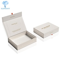 Boîte cadeau à clapet magnétique blanc avec Logo personnalisé de bonne qualité