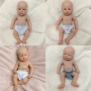 Poupées bébé en silicone peintes à la main de 16 pouces de niveau artiste pour filles veines détaillées <span class=keywords><strong>40cm</strong></span> poupées garçon <span class=keywords><strong>Reborn</strong></span> OEM accepté pour les détaillants - Product Image 2