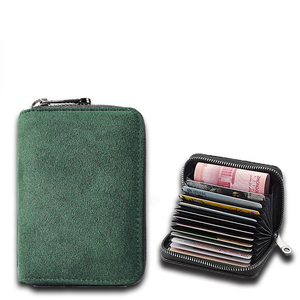 Wholesale Factory Luxury 11 Clip Zipper PU Portable Travel <b>Wallet</b> Coin Purses Minimalist Cute Short Purse <b>Wallet</b> Women <b>Men</b> Lady - Product Image 4