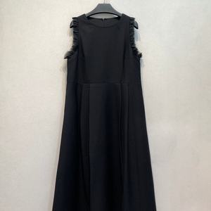 Vestido Midi Japonés Chic Vintage de Verano con Cuello Redondo y Sin Mangas para Mujer, de Cintura Alta, Ajustado, con Parches de Malla y Corte en A - Product Image 6