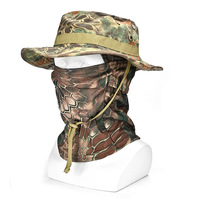 Gorro de Pesca y Ciclismo Personalizado con Logotipo Impreso Digitalmente, Camuflaje, para Deportes al Aire Libre, con Malla y un Orificio, Tipo Balaclava/Máscara de Esquí