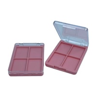 Kotak Eyeshadow PS 4 Grids Terbaru, Tabung Plastik Kosmetik dan Cetakan Kemasan, Desain Logo Kustom