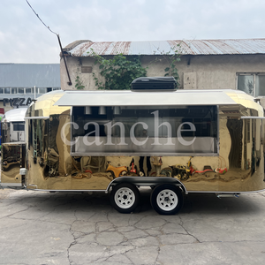 Camion alimentaire mobile personnalisé, remorques de vente de nourriture avec cuisine entièrement équipée - Product Image 1