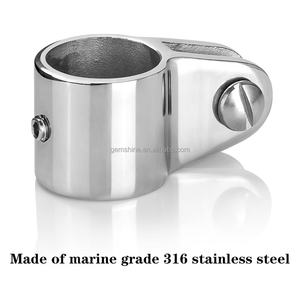 Embout coulissant à œillet pour bimini, quincaillerie marine robuste en acier inoxydable 316, compatible avec les tubes ronds de 7/8'' ou 1'' de diamètre extérieur - Product Image 5