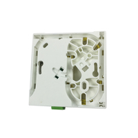 Boîtier de prise fibre optique mini FIBERVISION RS-01F ABS 1 port, plaque frontale FTTH, boîtier de sortie fibre, montage facile FTTB/FTTX