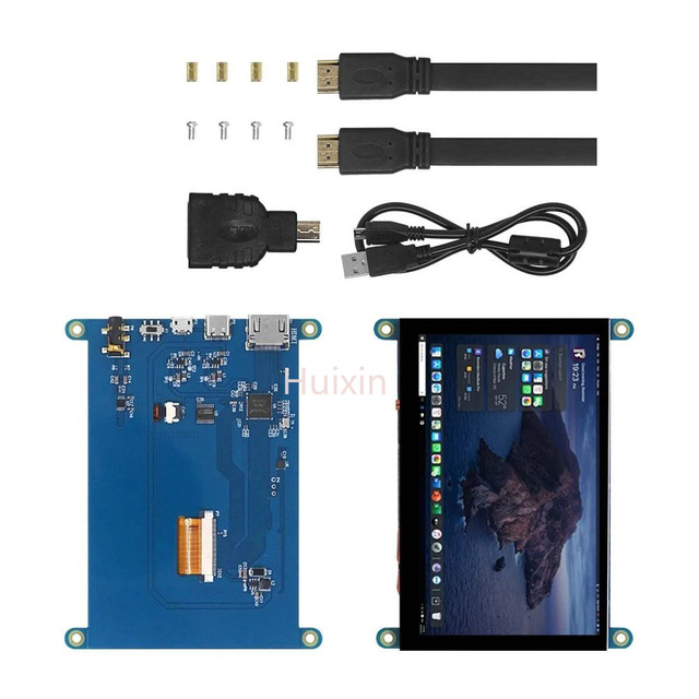 Module 5 Inch LCD Monitor Ultra HD 800*480 Resolution IPS Display Capacitive Touchscreen No-driver For Raspberry Pi 2B/3B/3B+/4B