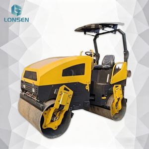 LTS35H <b>Small</b> Double Drum Roller 70Hz Vibration Frequency for Landscape Site Compaction - Product Image 3