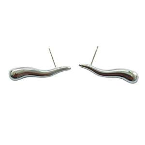Stud <b>Earrings</b> 316L Stainless Steel PVD Gold Plating Fashion Jewelry Sustainable Resistant Design - Product Image 1