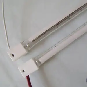 석영 히터 하프 화이트 도금 적외선 가열 요소 램프