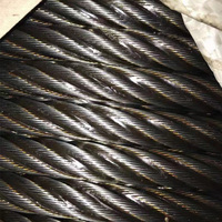 Câble en acier marin galvanisé à haute teneur en carbone 6x36WS+IWRC/FC pour équipement de levage, soudage, pliage, norme EN/DIN/GB