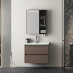 Mobile da Bagno <span class=keywords><strong>in</strong></span> PVC Moderno, Durevole e di Lunga Durata, con Isolamento Idrico e Specchio LED - Product Image 6