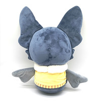 Peluche chauve-souris géante personnalisée, animal en peluche réaliste et effrayant, coussin doux brodé à câliner pour Halloween et Noël