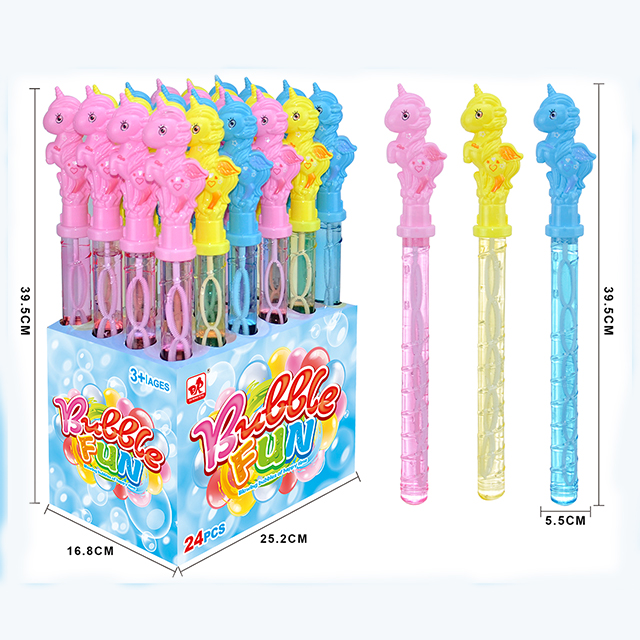 Лидер продаж, палочка для мыльных пузырей, летняя игрушка для детей, палочка для мыльных пузырей в форме единорога
