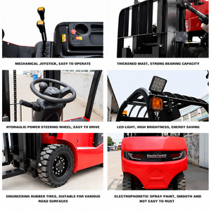 Envío Gratis, Montacargas Eléctricos Mini de 60V, 1 Tonelada, 1.5 Toneladas, 2 Toneladas, 5 Toneladas, Precio de Montacargas Eléctricos con Batería - Product Image 3