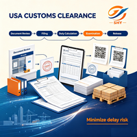 Servicio de Transporte Marítimo LCL Puerta a Puerta Confiable desde China y EE. UU. para Almacenes de Amazon FBA con Despacho de Aduanas Rápido