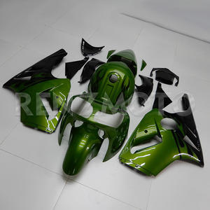 Carenados Completos para Motocicleta Kawasaki ZX12R 2000-2001, Plástico ABS Inyectado, Color Negro y Verde - Product Image 2
