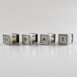 Botón de Elevador Ak13 Ak03, Interruptor Cuadrado de Metal de 30x30 para Elevador de Carga, Diseño Moderno - Product Image 3
