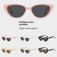 Nouvelles lunettes de soleil œil-de-chat multicolores style Y2K unisexe, inspirées de l'Instagram, haut de gamme, protection UV400, petite monture, style européen et américain