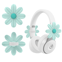 Accessoires de décoration pour casque YDS, motif marguerite, décor mignon, marguerite blanche imprimée en 3D, accessoires mignons pour casque