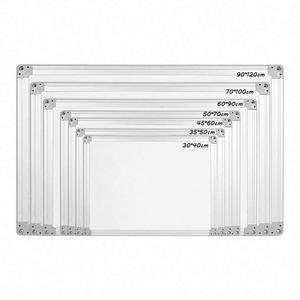Pizarra Blanca Magnética Flexible de Aluminio Estándar para Aula Escolar, con Bandeja para Marcadores - Product Image 3