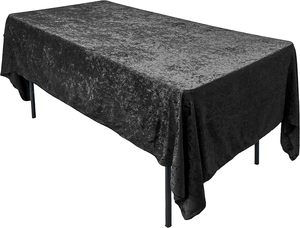 Nappe rectangulaire en velours 60*102 pouces | Idéal pour la <span class=keywords><strong>table</strong></span> de <span class=keywords><strong>buffet</strong></span>, les fêtes, le dîner de vacances, le mariage et la baby shower - Product Image 6