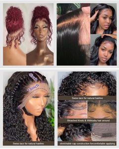 Chocolat Brun Brésilien 4 #   Perruque Lace Front HD longue en cheveux humains naturels pour femmes, ondulations lâches - Product Image 4