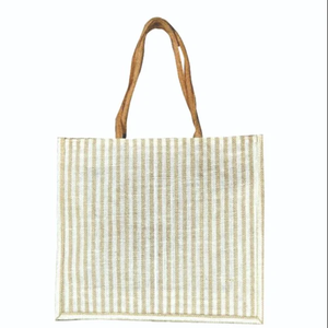 Bolsa de Compras Promocional Ecológica 100% Yute con Impresión Moderna y sin Azo, y Precio Competitivo - Product Image 2