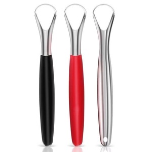 Stainless Steel Tongue Scraper Double Sided Portable Oral Care Tool For Bad Breath Removal Adult Use - Product Image 5