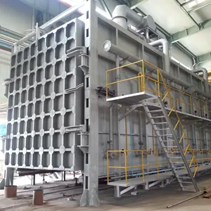 Natural gas heat trolley furnace