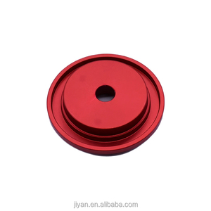 Komponen mesin putar CNC anodisasi merah aluminium Aloi suku cadang presisi logam CNC - Product Image 4