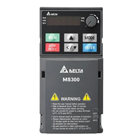 Variador de Frecuencia Delta VFD Serie MS300 VFD13AMS43AFSAA AC Universal 7.5HP 5.5KW 460V Trifásico