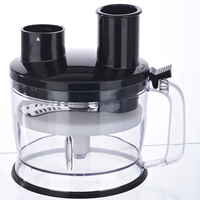 Commandes à bouton-poussoir de vitesse Mélangeur à immersion multifonctionnel en acier inoxydable et plastique à vitesse continue pour usage domestique