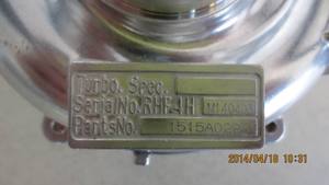 เทอร์โบชาร์จเจอร์สำหรับเครื่องยนต์รถขุดอีซูซุ (รุ่น: RHF4HVT10; หมายเลขชิ้นส่วน) : 1515A029, VA420088, VB420088, VC420088) - Product Image 3