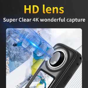 กล้องแอคชั่นขนาดพกพา 4K HD WiFi หน้าจอ 1.4 นิ้ว 125 °   กล้องบันทึกวิดีโอหมวกกันน็อคมุมกว้างสำหรับขี่มอเตอร์ไซค์ - Product Image 3