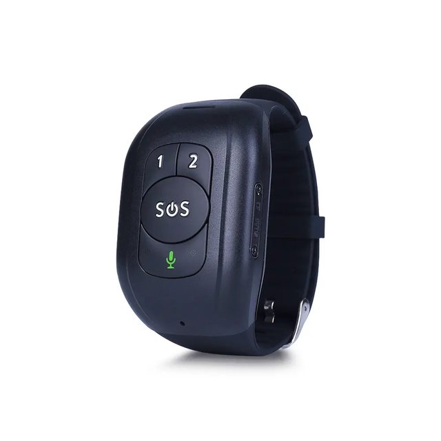 High Quality SOS Panic Button Watch Long Standby Time GPS tracker Location Watch Fall Detection Alert Smart Watch for Elderly