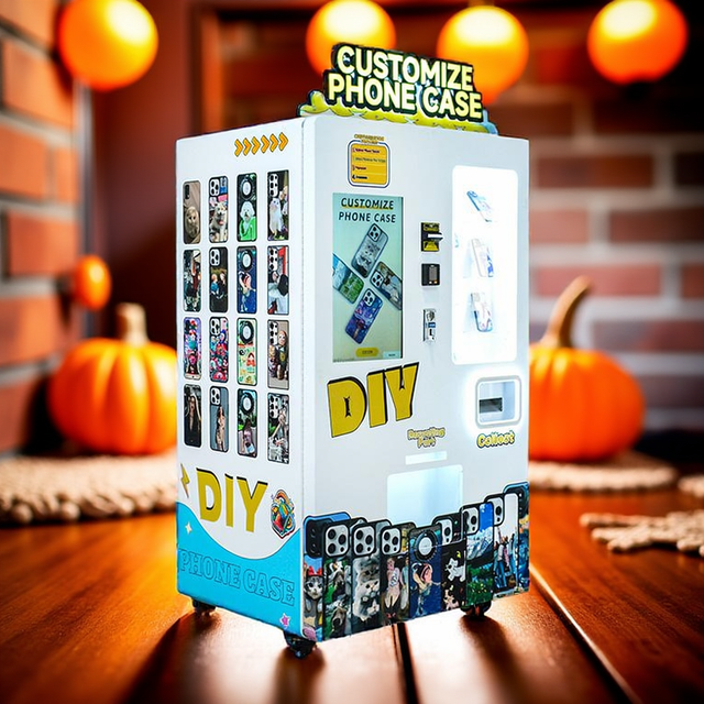 Caiyunjuan Smart UV Inkjet Technology Steel Custom Design Phone Case Printer SDK High Quality Mobile Cover Vending Machine