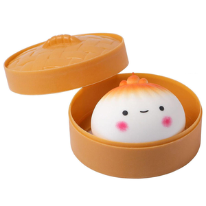 Wholesale Squishy Colorful Dumpling With Water Stress <b>Ball</b> Fidget Toy Steamed Stuffed Bun <b>Squeeze</b> Stress Relief Sensory Toy - Product Image 2