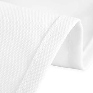 Nappe Rectangle 60x102 pouces Table à 6 pieds en polyester lavable Nappes blanches pour événements - Product Image 4