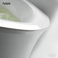 Baignoire Balnéo Portable en Acrylique à Installation d'Angle avec Massage par Air, Utilisation Intérieure, Drain Inclus, Design Autoportant ou Encastrable pour Adultes