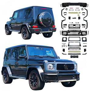 Kit carrosserie pour BENZ Classe G <span class=keywords><strong>G63</strong></span> W464 2019-2024, transformation en style <span class=keywords><strong>Brabus</strong></span>, comprenant un ensemble de pare-chocs avant avec calandre - Product Image 1